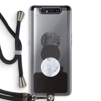 Marmeren cirkels: Samsung Galaxy A80 Transparant Hoesje met koord Marmeren cirkels: Samsung Galaxy A80 Transparant Hoesje met koord