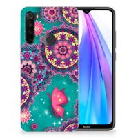 Xiaomi Redmi Note 8T | Hoesje maken | Cirkels en Vlinders