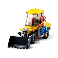 Sluban Wheel Loader bouwstenen set (M38-B0377B) - thumbnail