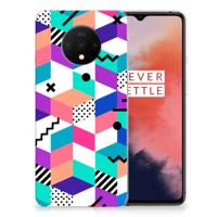 OnePlus 7T | TPU Hoesje | Blokken Kleurrijk