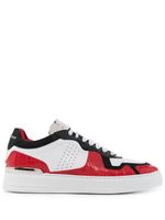 Philipp Plein baskets à design colour block - Rouge - thumbnail