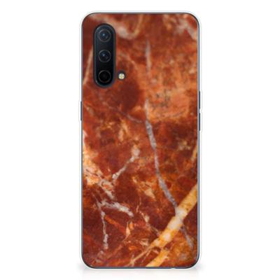OnePlus Nord CE 5G | TPU | Siliconen hoesje | Marmer Bruin
