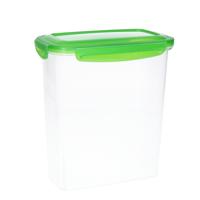 Hega Hogar Voorraadbakje - 2L - groen - plastic - 21 cm - vershoudbakje