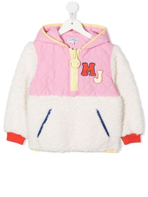Marc Jacobs Kids hoodie à patch logo - Tons neutres