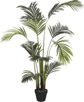 Mica Decorations kunstplant areca palm 150cm groen