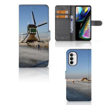 Motorola Moto G52 | Moto G82 | Flip Cover | Schaatsers