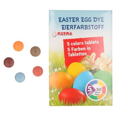 Paasei verf kleurtabletten - ca. 50 eieren - knutselmateriaal - eieren beschilderen
