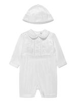 Sarah Louise trousseau de naissance satiné à broderies - Blanc