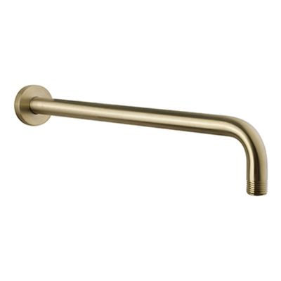 Douchearm Wiesbaden UniMatch Caral | 35 cm | Wandmontage | Messing | Rond | Geborsteld messing PVD