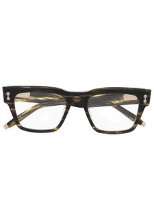 Akoni lunettes de vue Columba à monture carrée - Marron