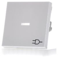 020903  - Cover plate for switch/push button white 020903 - thumbnail