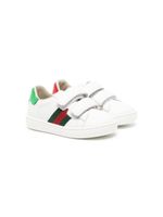 Gucci Kids baskets New Ace en cuir - Blanc