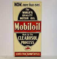 Mobiloil Clearosol Stalen Bord Met Relief - 58 x 29cm