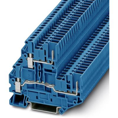 Phoenix Contact UTTB 2,5/2P BU 3060364 Klem 2-etages Aantal polen: 4 0.14 mm² 4 mm² Blauw 50 stuk(s)