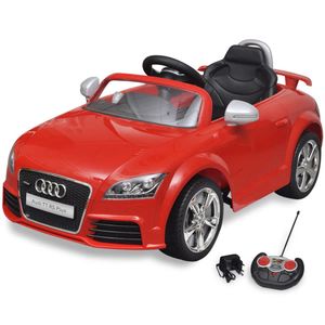 VidaXL Kinderauto elektrisch met afstandsbediening audi tt rs rood