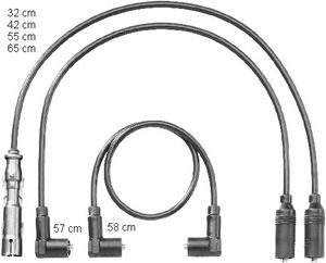 Bougiekabelset ZEF1180