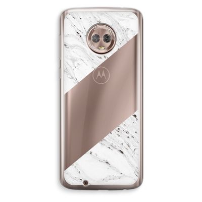 Biggest stripe: Motorola Moto G6 Transparant Hoesje