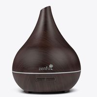 Aroma diffuser zwart Timber donker hout 400ml