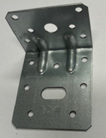 Waelbers Hoekanker 75x48mm 1 sleuf, sendzimir (SV) - 200 Stuk(s) - 490204.24
