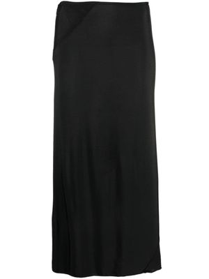 Jil Sander jean droit à taille mi-haute - Noir