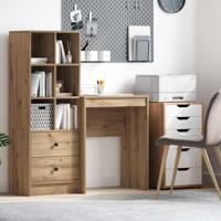 Bureau artisanaal eikenkleurig 60 x 40 x 76 cm Bewerkt hout