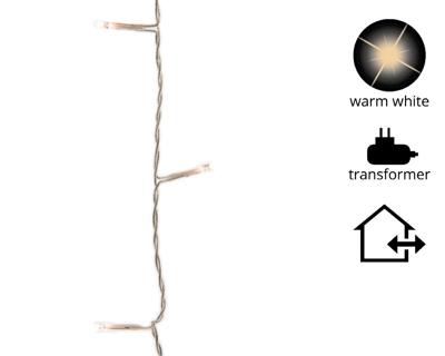 LED ricelights buiten/18m-240L/transparant/warm wit - Lumineo