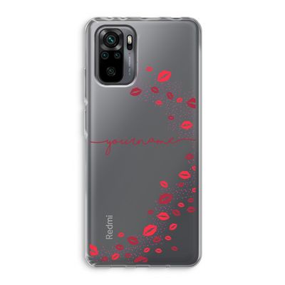 Kusjes: Xiaomi Redmi Note 10 Pro Transparant Hoesje
