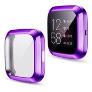 Fitbit Versa 2 Soft TPU case (volledig beschermd) - Paars