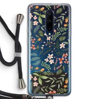 Sweet little flowers: OnePlus 7 Pro Transparant Hoesje met koord