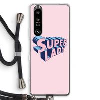 Superlady: Sony Xperia 1 III Transparant Hoesje met koord