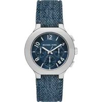 Horlogeband Michael Kors MK7524 Leder Blauw 14mm