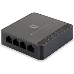 LevelOne FEU-0812 netwerk-switch Fast Ethernet (10/100) Zwart