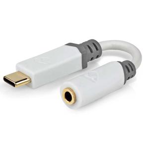 Nedis USB-C male naar 3,5mm mini-jack female verloopkabel