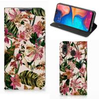 Samsung Galaxy A30 Smart Cover Flowers Samsung Galaxy A30 Smart Cover Flowers