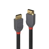 Lindy 36484 1m DisplayPort DisplayPort Zwart, Grijs DisplayPort kabel