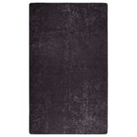 VidaXL Vloerkleed wasbaar anti-slip 120x180 cm antracietkleurig