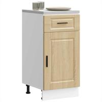 Keuken onderkast "Porto" bewerkt hout sonoma eikenkleurig Keuken onderkast "Porto" bewerkt hout sonoma eikenkleurig