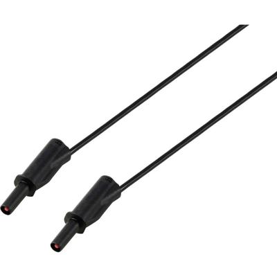 VOLTCRAFT MSB-532 Meetsnoer 4 mm 1 m zwart 2,5 mm²/m CAT IV 600 V 32 A