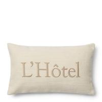 Riviera Maison - L&apos;Hôtel Pillow Cover 50x30 - Wit