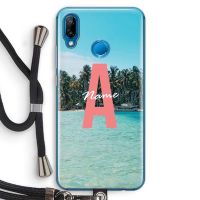 Pacific Dream: Huawei P20 Lite Transparant Hoesje met koord