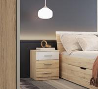 Home365 Nachtkastje met Lades Brest - Naturel