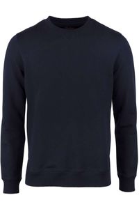 Stenströms Fitted Body Sweatshirt ronde halsMarine, Effen