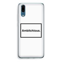 Ambitchious: Huawei P20 Transparant Hoesje