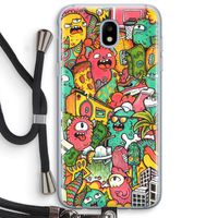 Vexx City: Samsung Galaxy J5 (2017) Transparant Hoesje met koord