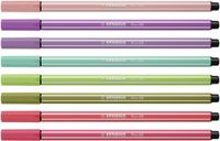 STABILO Pen 68, premium viltstift, etui met 8 nieuwe kleuren - thumbnail