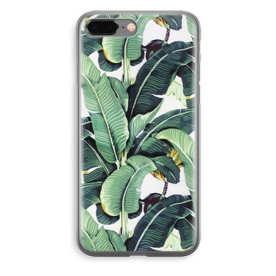 Bananenbladeren: iPhone 8 Plus Transparant Hoesje