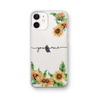 Zonnebloemen: iPhone 12 Transparant Hoesje