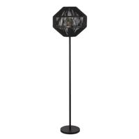 Searchlight Zwarte schemerlampWicker - EU11202-1BK