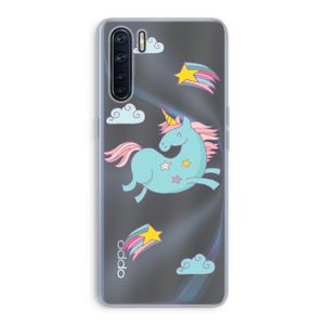 Vliegende eenhoorn: Oppo A91 Transparant Hoesje