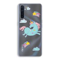 Vliegende eenhoorn: Oppo A91 Transparant Hoesje